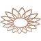 Ekena Millwork Daisy Wood Fretwork Pierced Ceiling Medallion, Cherry, 36"OD x 13 7/8"ID x 1/4"T CMWP36X36X0250DACH - alternate 2